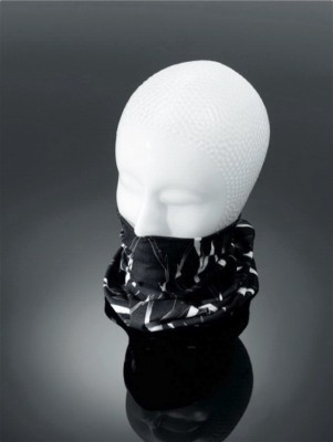 Šátek Highway Hawk PSYCHO, černá s potiskem